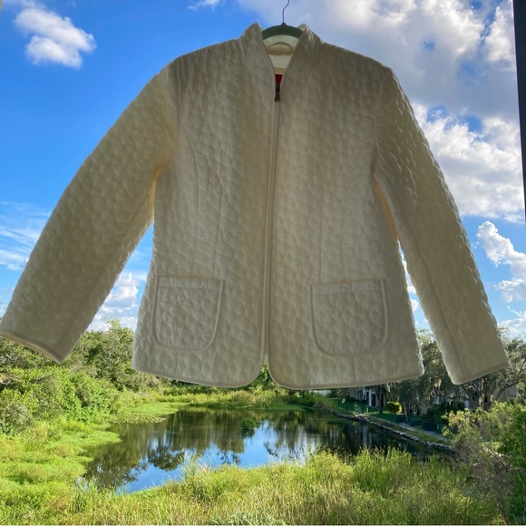 Esprit white Teddy Jacket - Picture 1 of 15